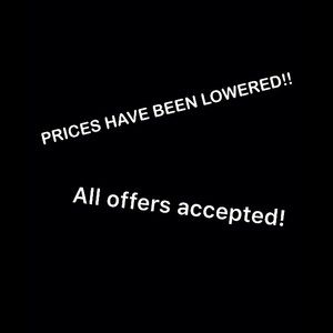 CLOSET CLEAR OUT! ACCEPTING OFFERE! LOWER PRICES!